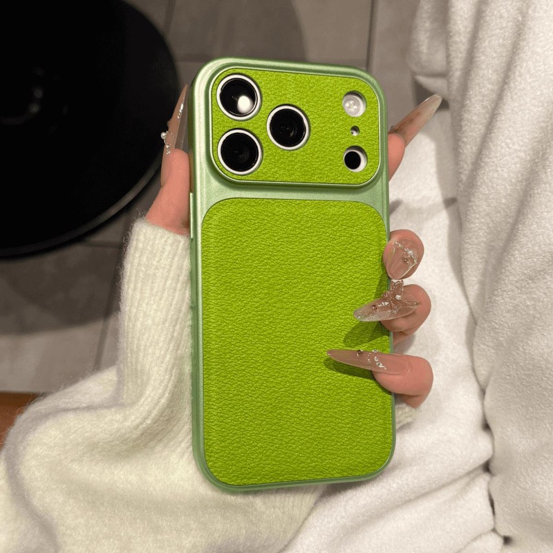 TEMU para Teléfono - Nueva para Pareja de Color Sólido 2026, Cubierta Creativa y Premium a Prueba de Golpes de Cobertura Total para Mujer, Compatible