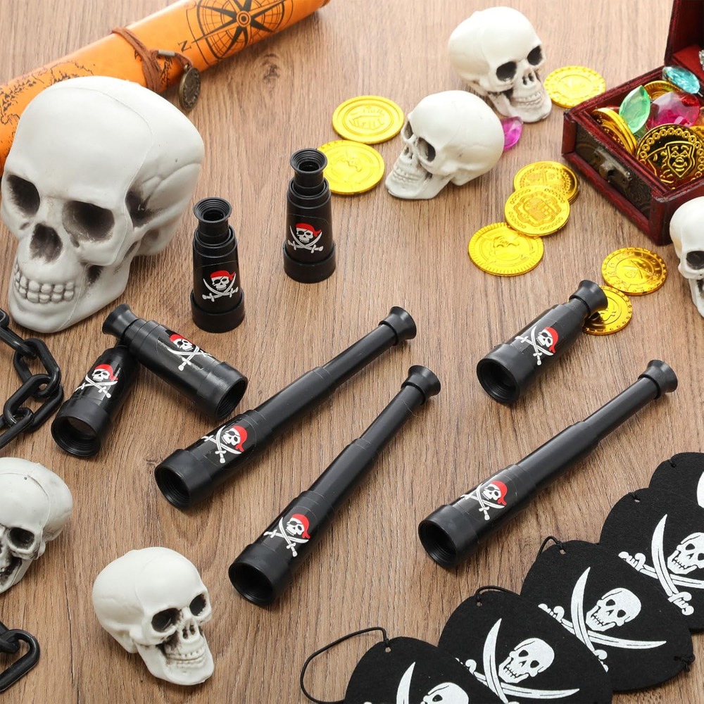 20pcs Pirate Party Set with Eye Masks and Telescopes