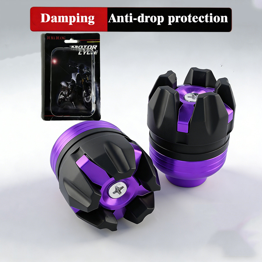 TEMU Bouchons d'essieu de moto multicolores, -chute multicolores pour moto - Enjoliveurs de moyeu en alliage d'aluminium de haute qualité adaptés à