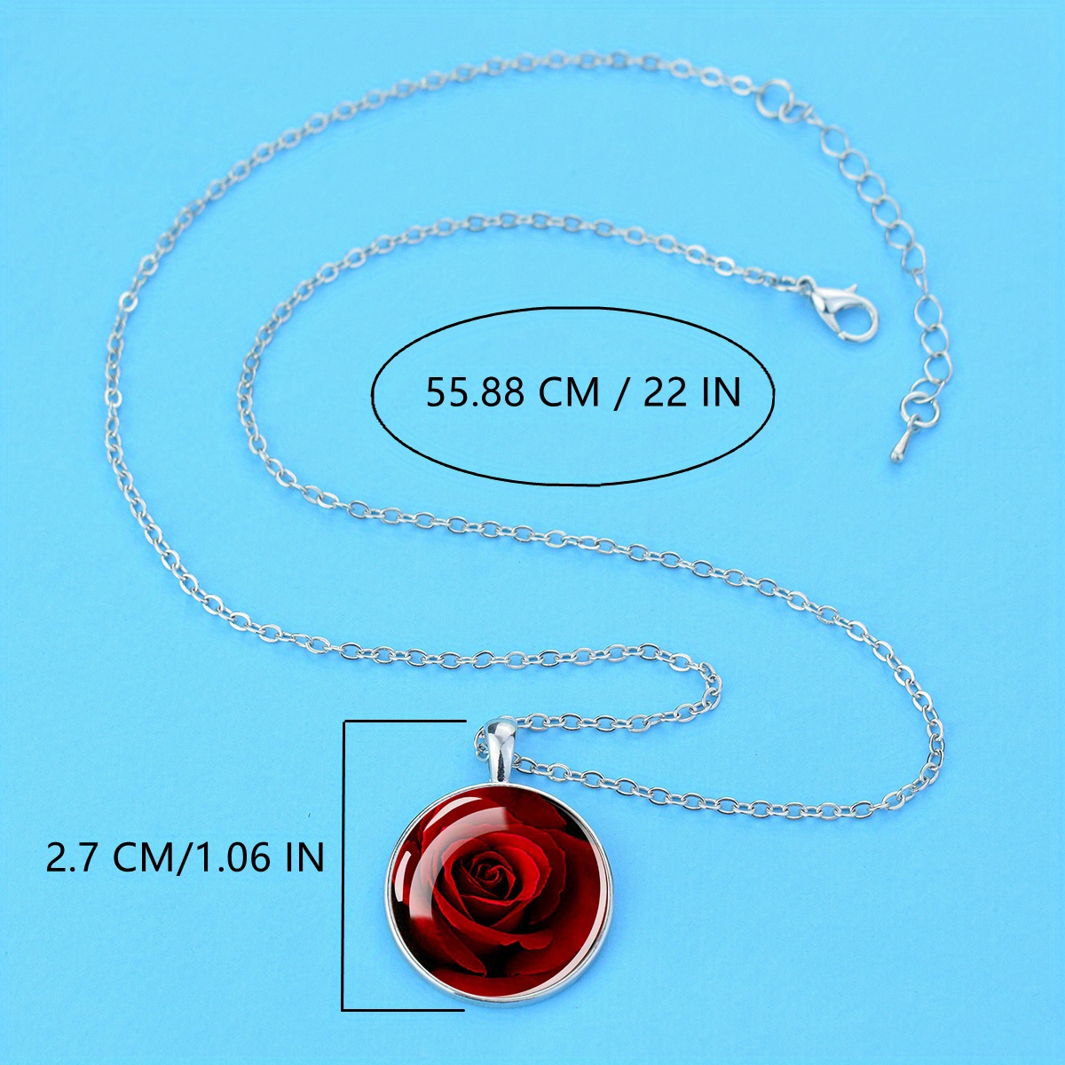 Luminous Flower Necklace with Daisy & Cherry Blossom Pendant, Gift for Her