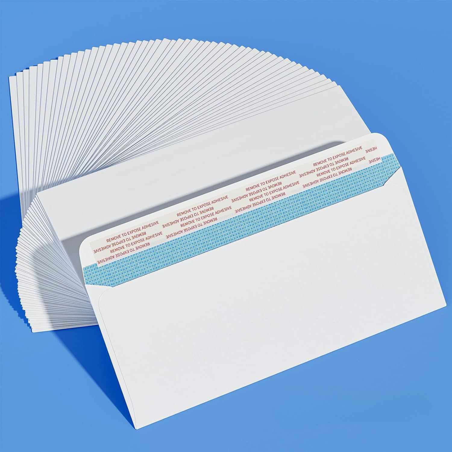30/50pcs Business Envelopes, Western- Double- Paper With Confidential Pattern Printed On The Inner Layer, Self-sealing Saliva Glue Envelopes