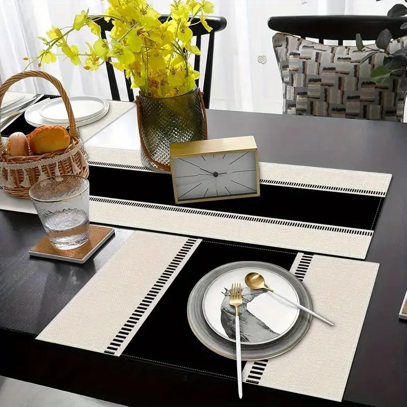 5/7 teiliges tischläufer set minimalistisch hochwertig