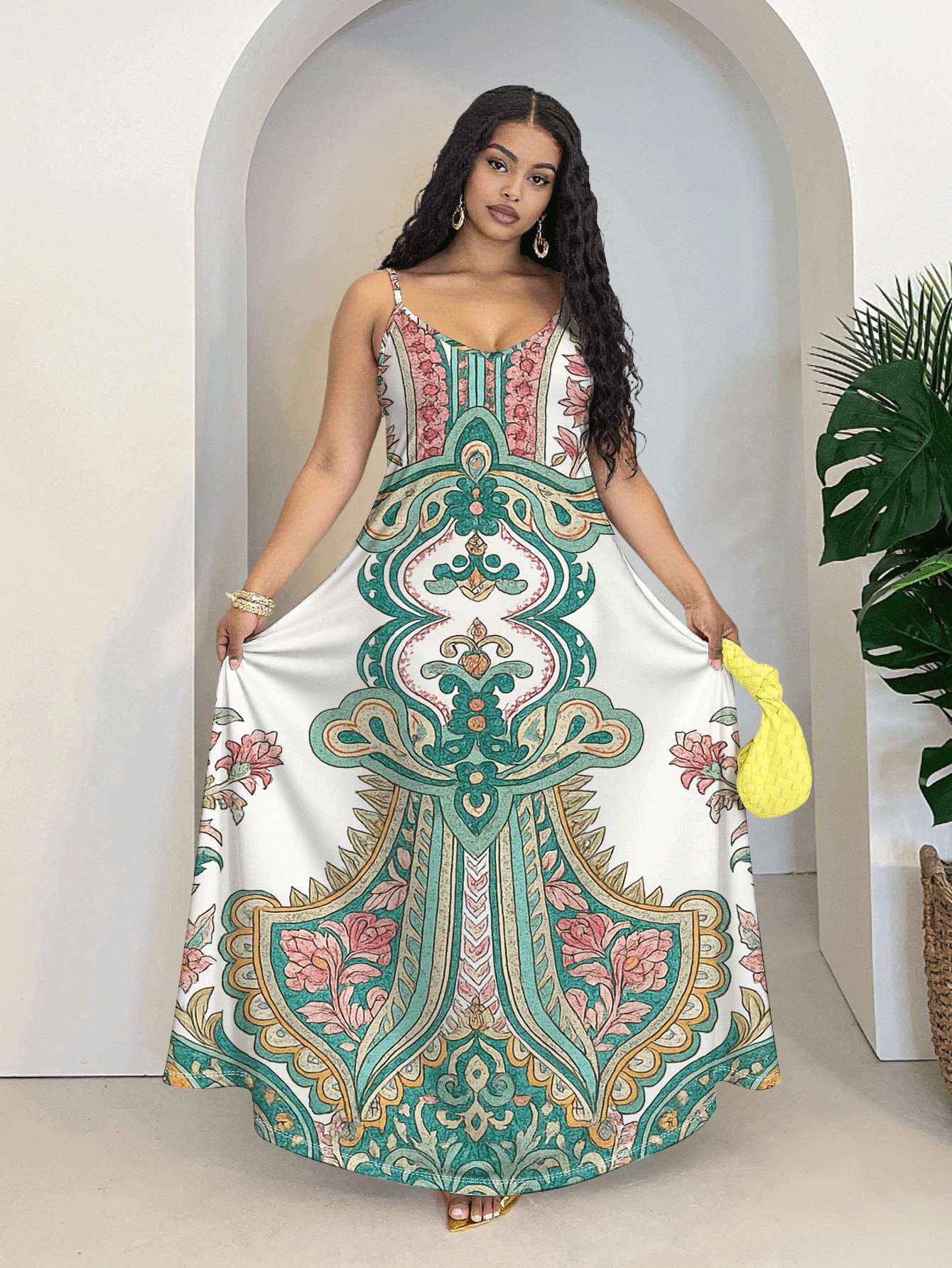 one shoulder layered dress BLACK WHITE AND GRAY ONE-SHOULDER LAYERED GOWN | CULT MIA main image 1