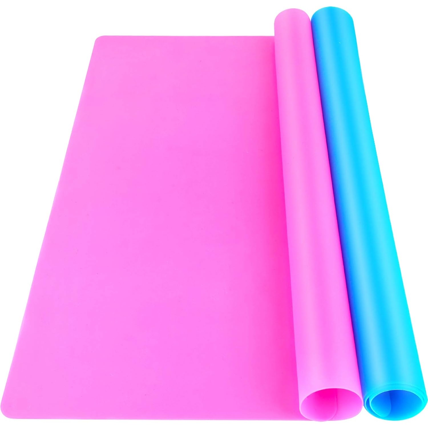 TEMU Kickmove Silicone Mat Designed For Resin Molds, Comes In A Set Of 2 Measuring 15.7" X 11.7". Silicone Sheets Are Perfect For Crafting, Jewelry