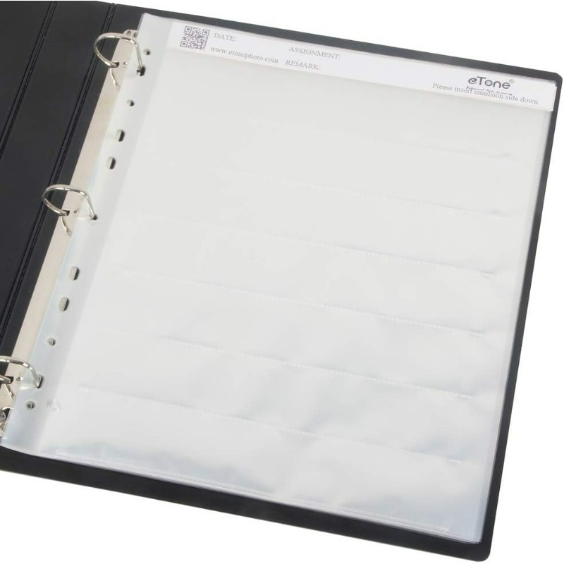 set da 10 pezzi, foglio professionale per negativi da per , pagina per conservazione pellicola, dimensioni, senza e senza , antiossidante e antigraffio, per archiviazione di pellicole sfuse, per fotografici e archivisti professionisti Dettagli dell'articolo 2