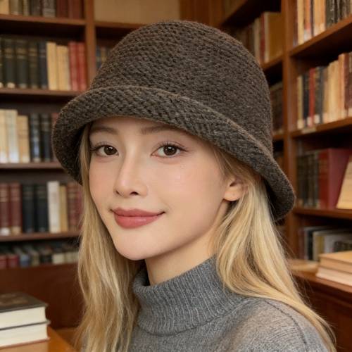 item picture 1pc of half rolled edge beanie simple casual versatile hat style three dimensional contour trendy daily wear fits head shape suitable for commuting outdoor street photography wearable in