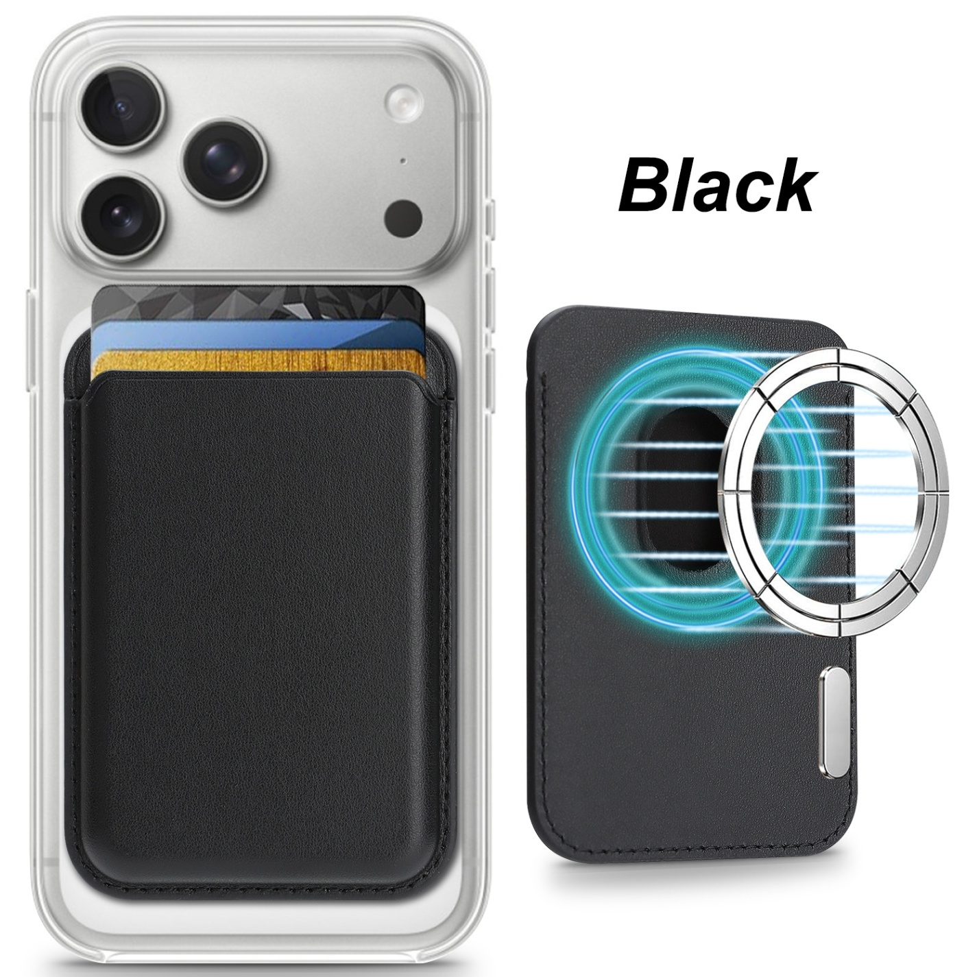 TEMU Phone Case: Luxury For Magsafe Magnetic Synthetic Leather Wallet Case For Iphone 1