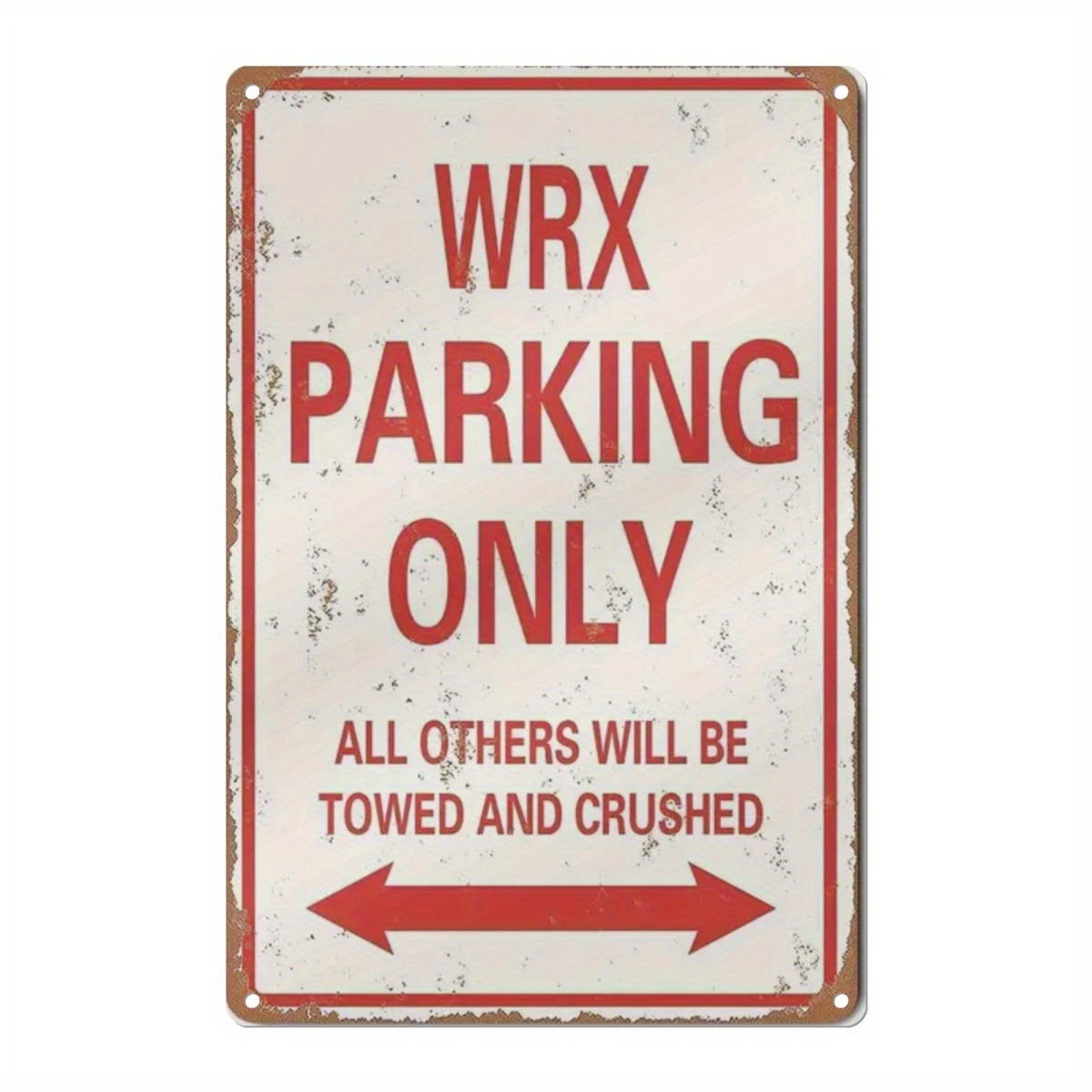 

1pc Wrx Humorous Metal , 7.9x11.8 , Plaque For , Bar, , Decor, -, -, Mounted, No Needed