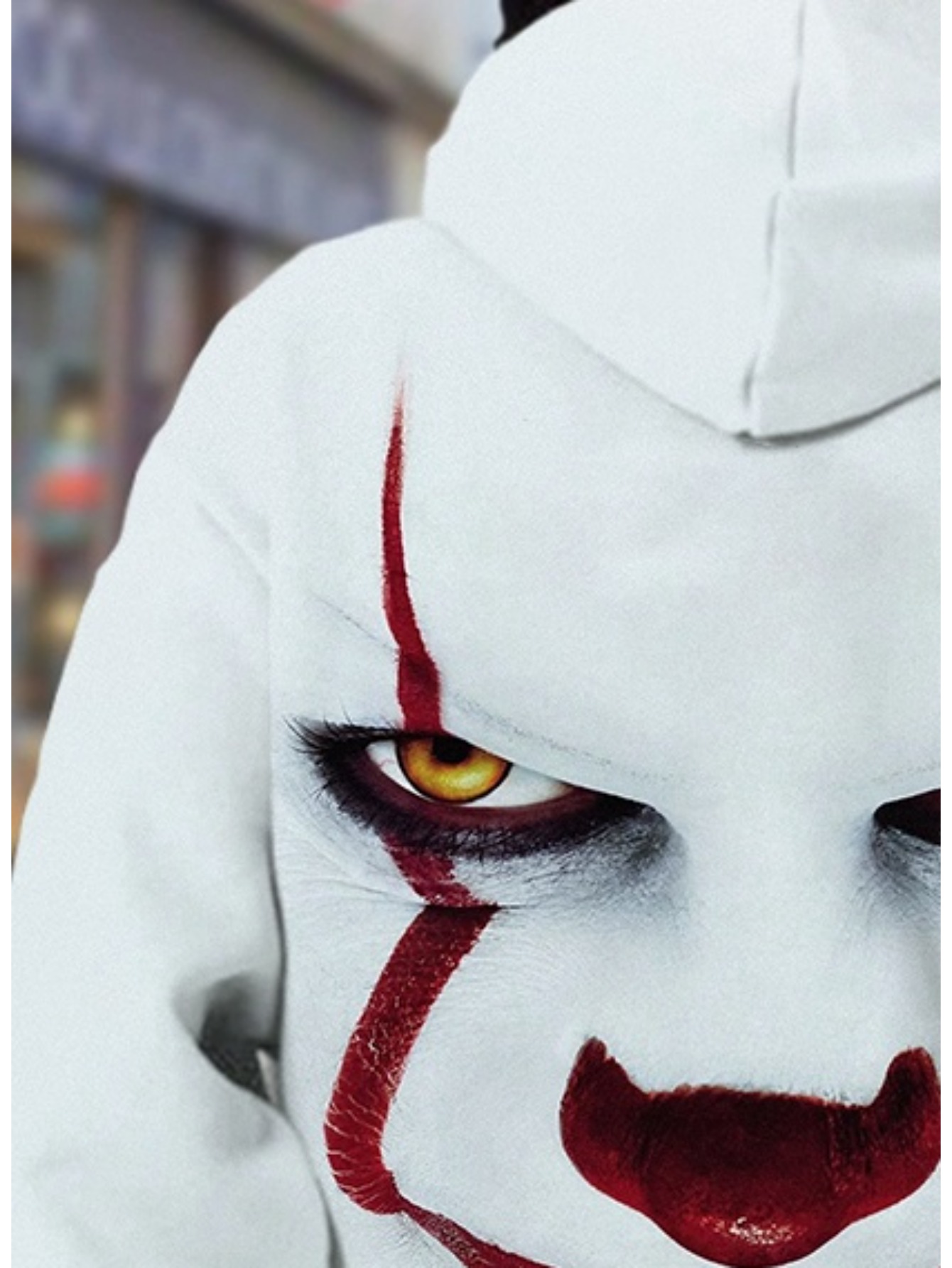 WB Men'S Joker Graphic Hoodie - Quinn Face Paint Design, Lightweight Pullover Sweatshirt for Comic Conventions, Casual Outfits & Casual Attire - Warner Bros. Official Apparel, Outdoor Activities, Bold Print, Comfortable Fabric