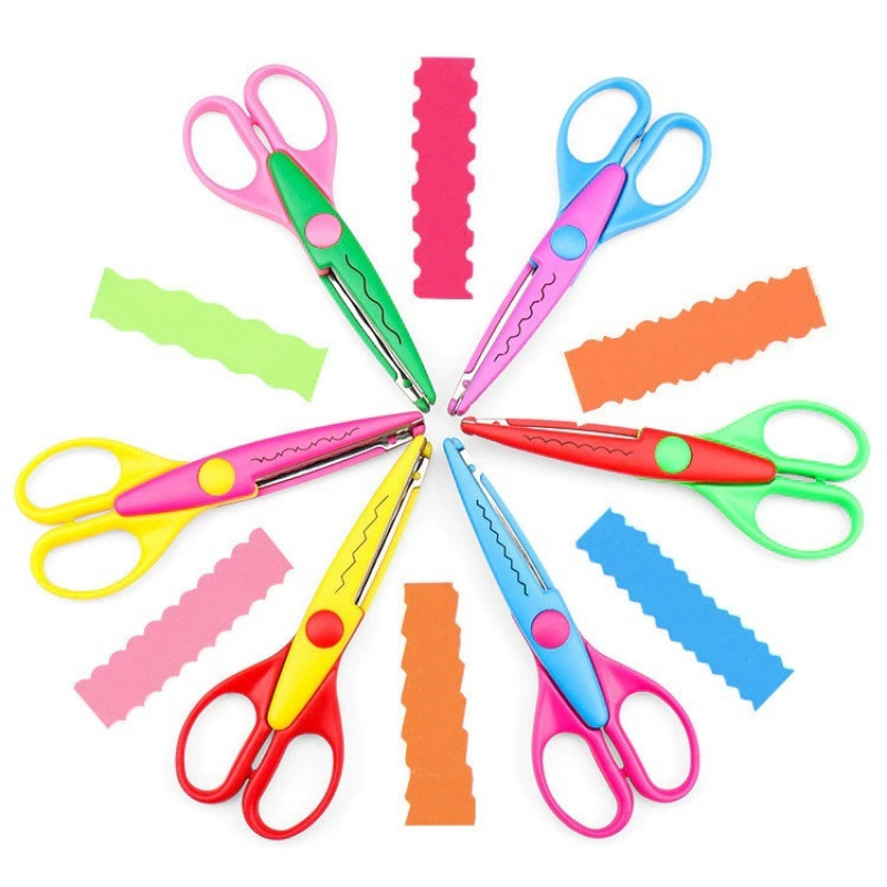 TEMU Paper- Scissors Kids School Supplies Handmade Tools Craft Stationary Children'