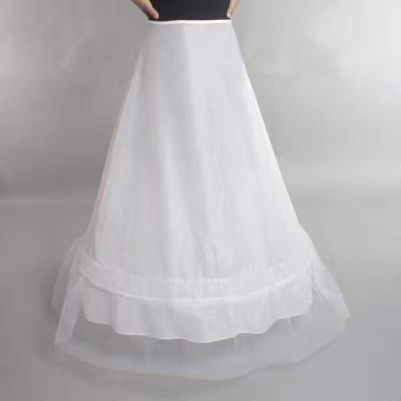 TEMU 1pc Vintage Style Christmas Themed Polyester Petticoat Waist Cinching Underskirt For Lolita Wedding Dresses - Tabletop Lot, Hand Wash/, Supports