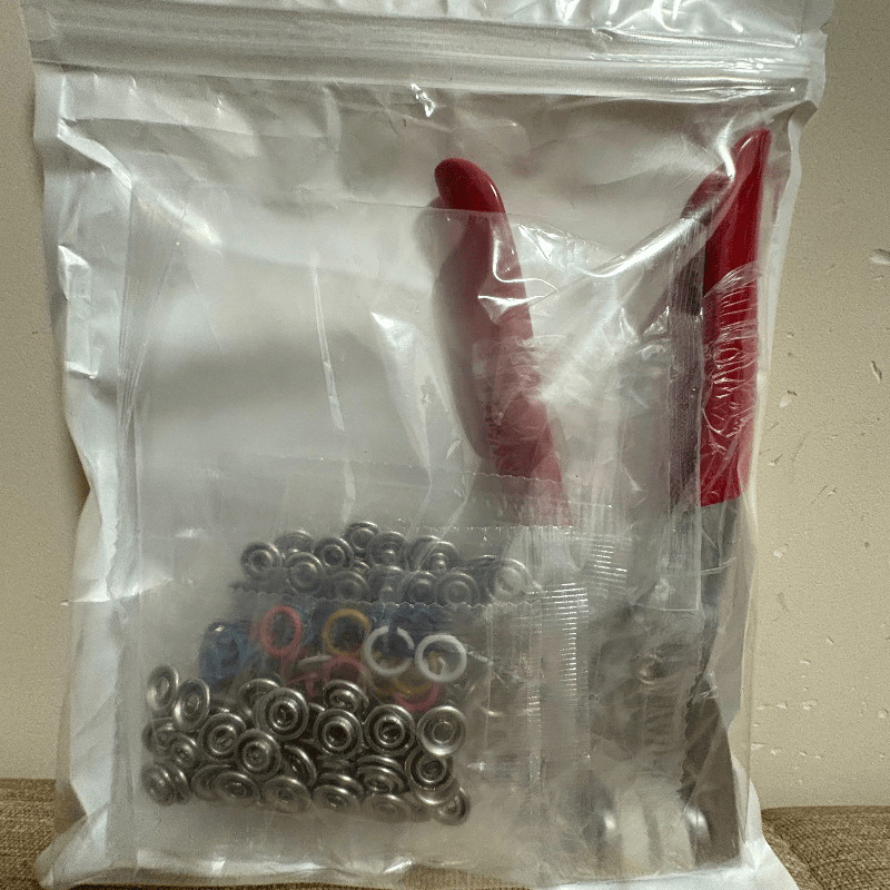 TEMU Kit de 402 boutons-pression avec pince manuelle, couleurs assorties, pour couture, loisirs créatifs, sacs, vêtements, chapeaux - Fermetures à