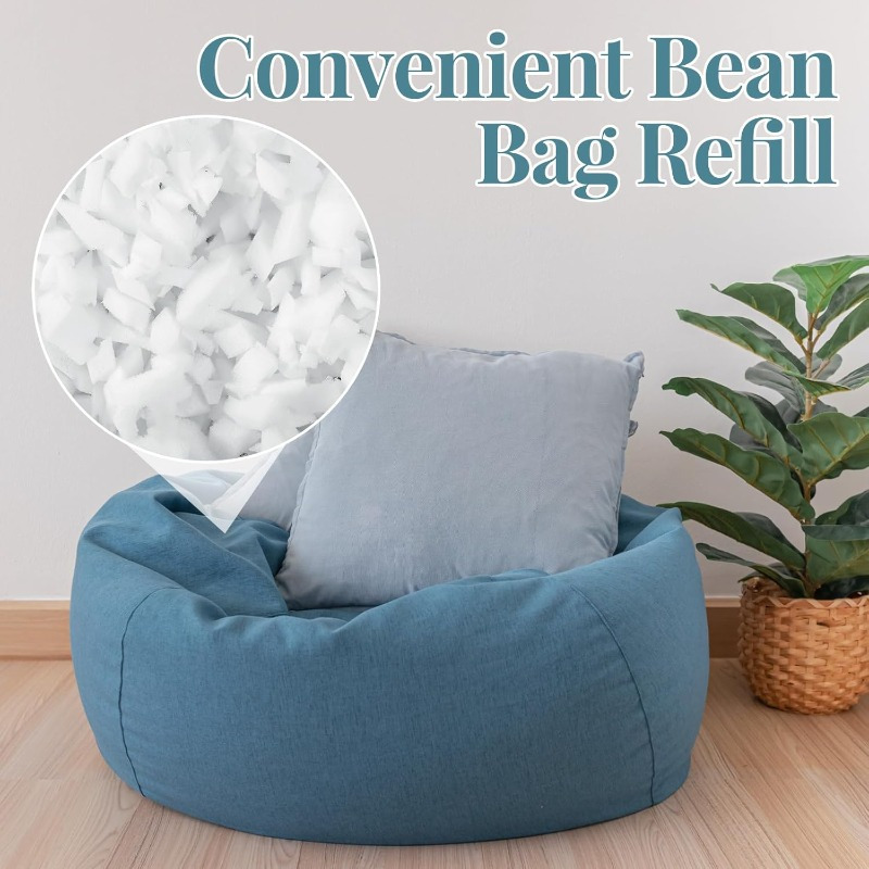 Couch Cushion Foam Bean Bag Filling 5lbs Bean Bag Filler, Shredded Memory  Foam Filling For Bean Bag