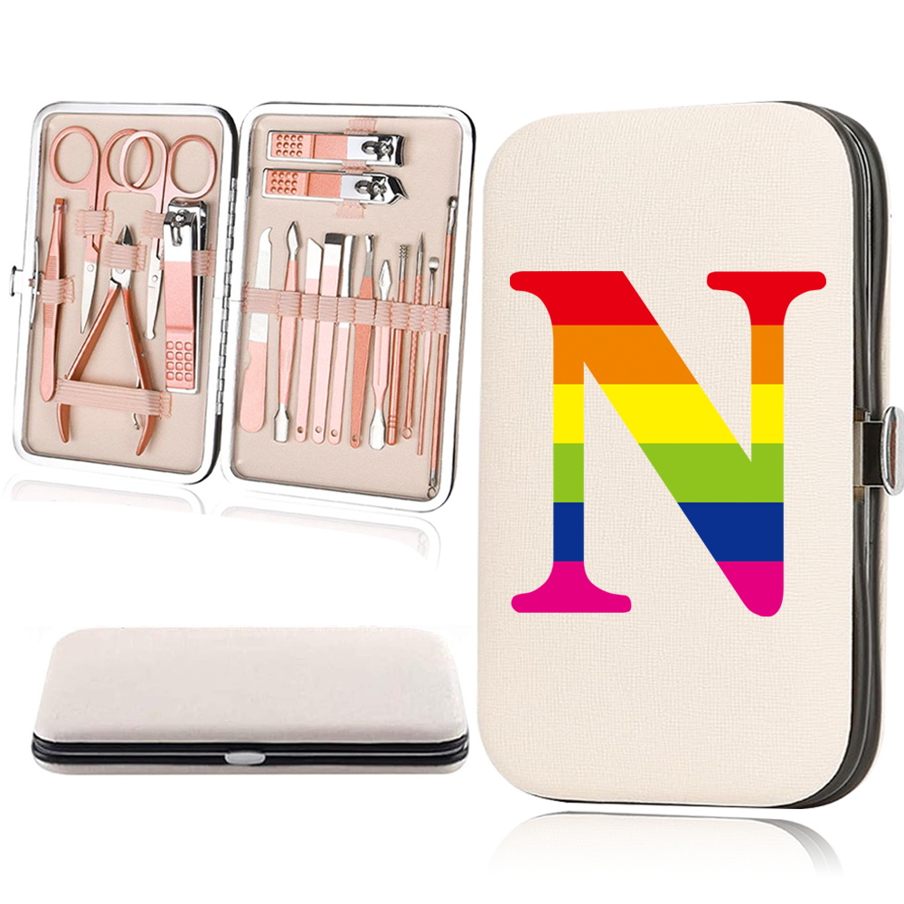 18pcs Nail Clippers Set with Portable Storage Case