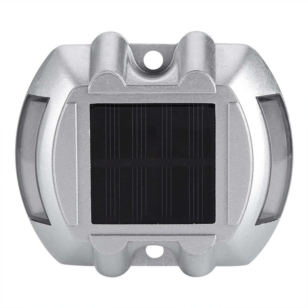TEMU 1pc Solar-powered Led Step Light For Outdoor Use - Durable Cast Aluminum, High Quality, Options (red, Yellow, White, Green, Blue), Ideal For
