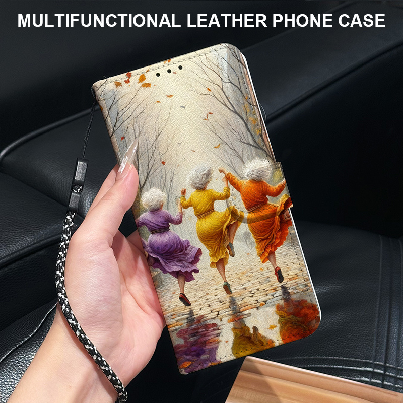 TEMU Phone Case - Cute Elderly Pattern Phone Case Suitable For Galaxy A32/ A32 5g/ A33 5g/ A34 5g/ A35 5g/ A36/ A42 5g/ A51/ A51 5g / A52/ A52 5g/