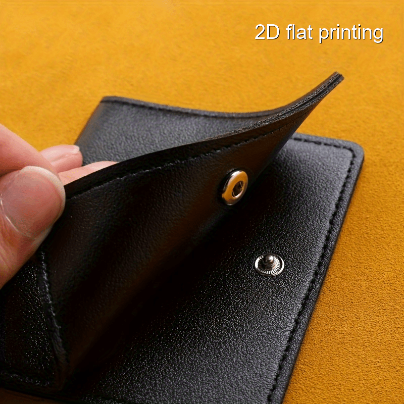 1pc Simple Ultra-thin Card Holder Money Clip Solid Casual PU Leather Multi-card Card Holder Coin Purse For Men Or Women