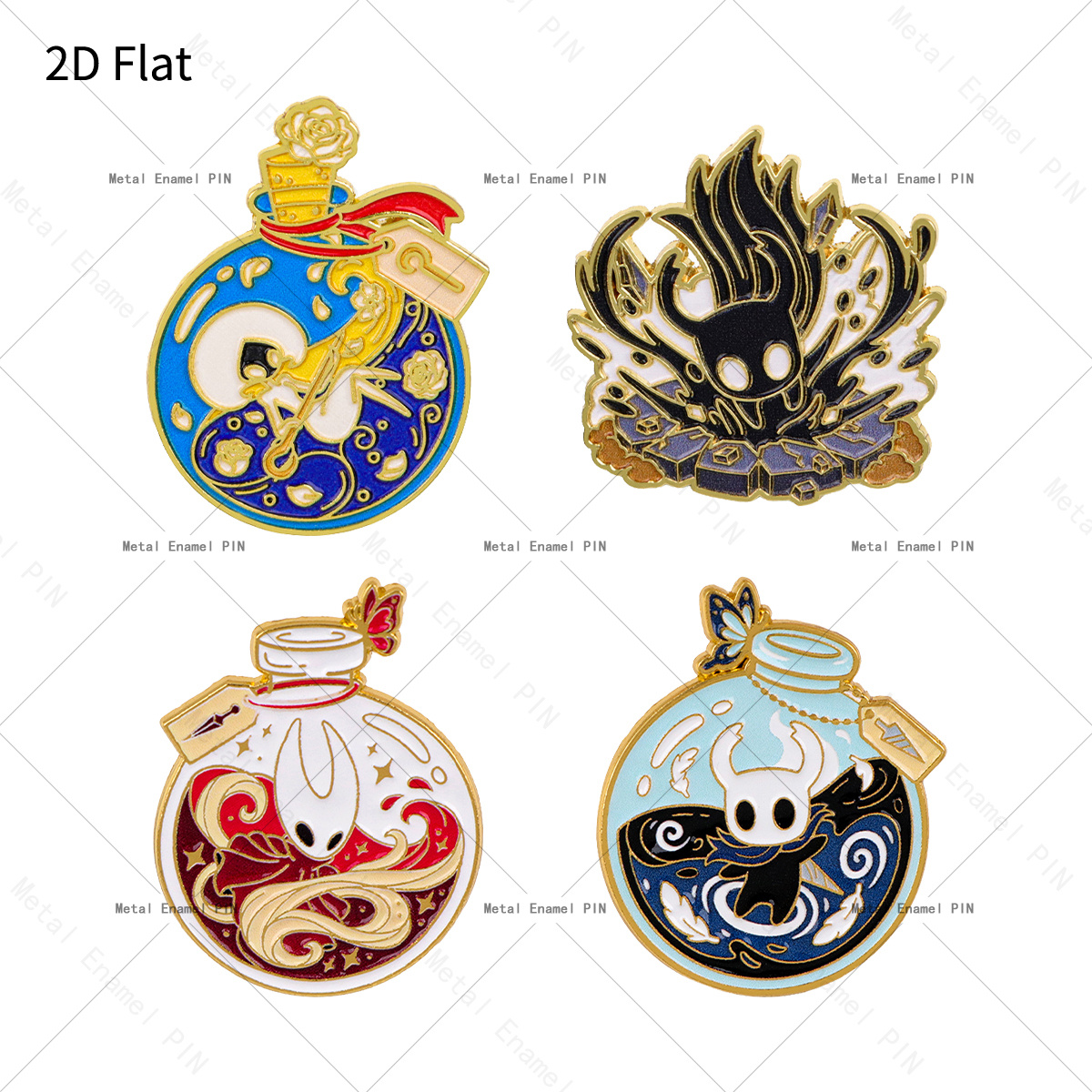 TEMU 2d Flat 4pcs/set Cute Lapel Pins Enamel Pins And Brooches Badge Pins For Backpacks Bags Backpack Cool Decoration Friend For Gifts Men Women