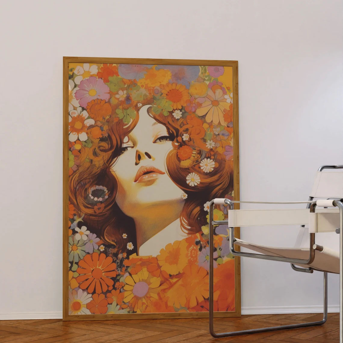 TEMU 1pc, 70s Wall Art, Flower , 70s Psychedelic Home Decor, 70s Decor, 70s Home Decor, 70s Decor, 70s Wall Art, Vintage Home Decor, Wall Art,