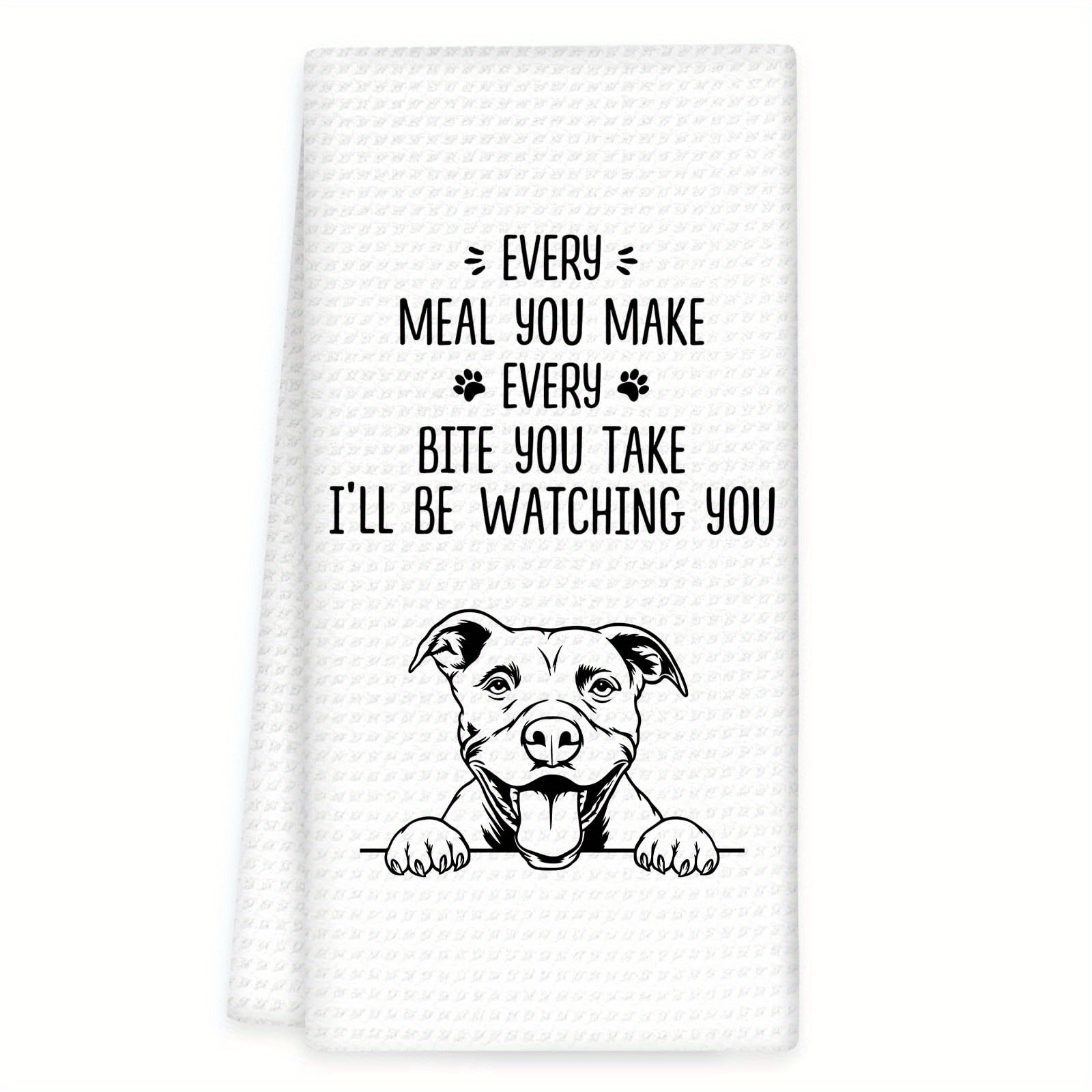 

Pitbull Kitchen Towel For Dog Lovers - Funny With Quote, Modern Polyester Hand Towel, 45 X 66cm, Perfect Gift And Decoration For Pet Owners, Dog Towel