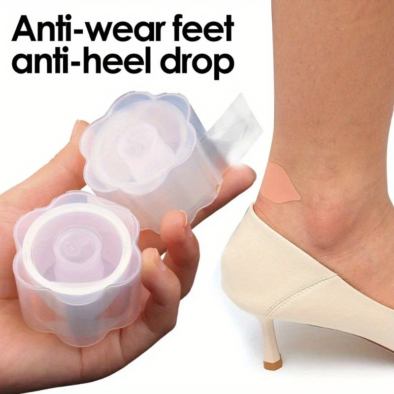 A Pack of 30 Gel Heel Protectors - Adhesive Blister Pads And Insoles, Foot Care Cushioning Pads.