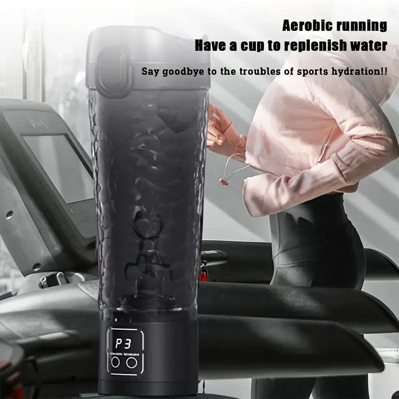 Rechargeable Shaker Bottle, Automatic Stirring Coffee Mug, Self Stirring Mug for Milk Powerful for Smooth Protein Shakes
