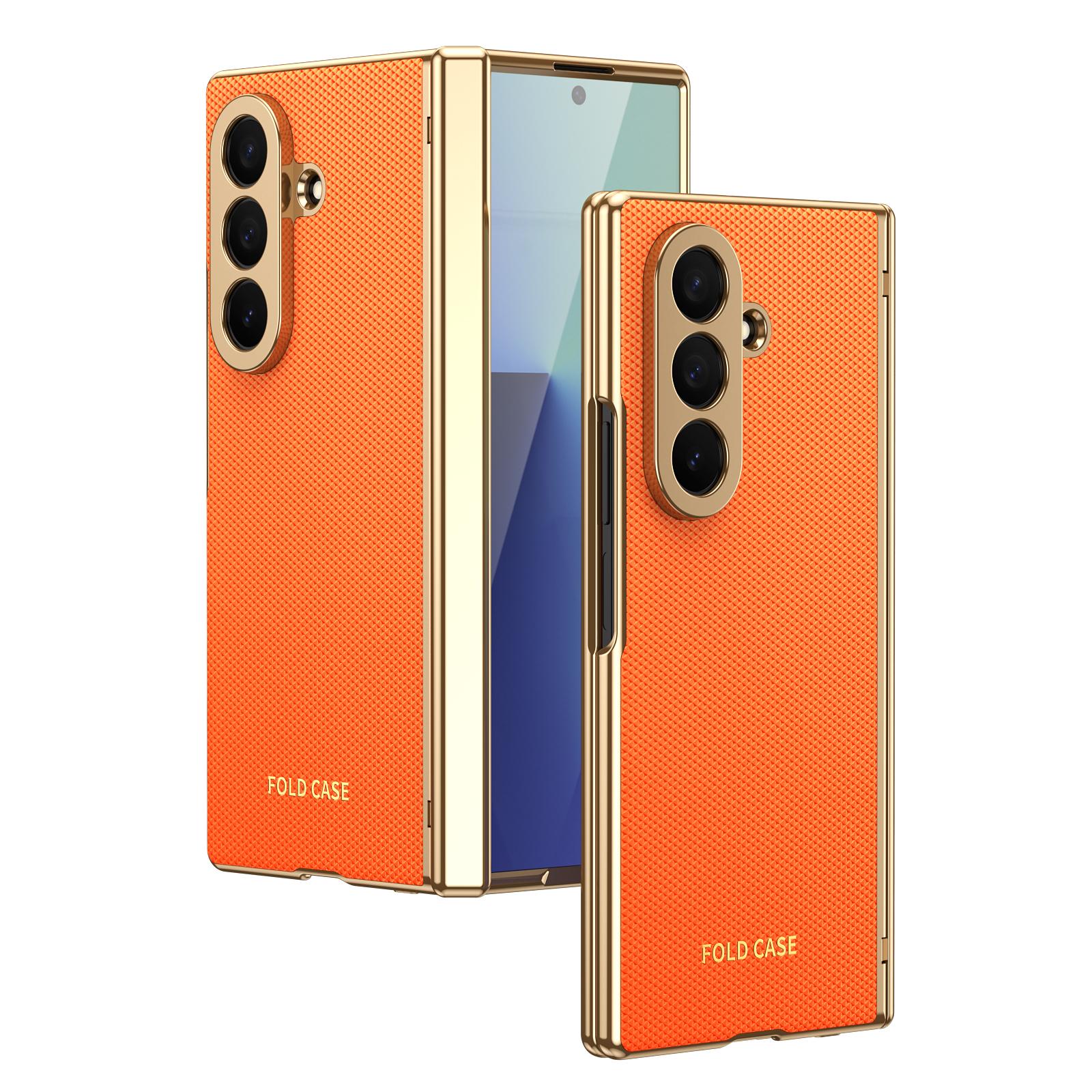 Coque de téléphone - Coque de téléphone TPU tout-en-un avec protection de charnière, convient pour Samsung Z Fold7 Fold6 Fold5 Fold4 Fold3, coque de téléphone pliante d'affaires, &Cadeau pour papa&Cadeau pour papa&Accessoires de téléphone portable