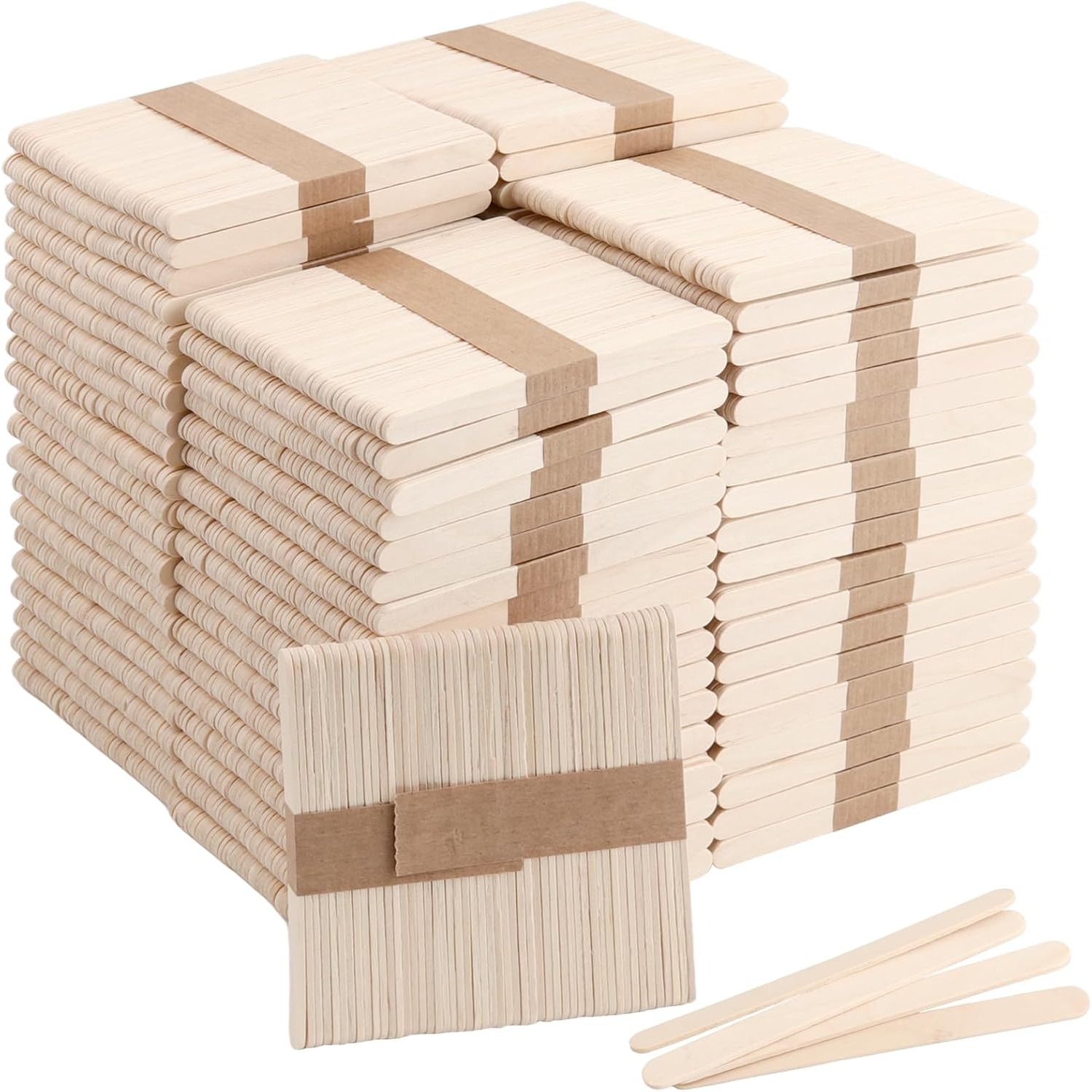240pcs wood   sticks suitable for diy crafts ice cream treats   makers parties weddings picnics wood sticks for homemade   smoothies juice cubes