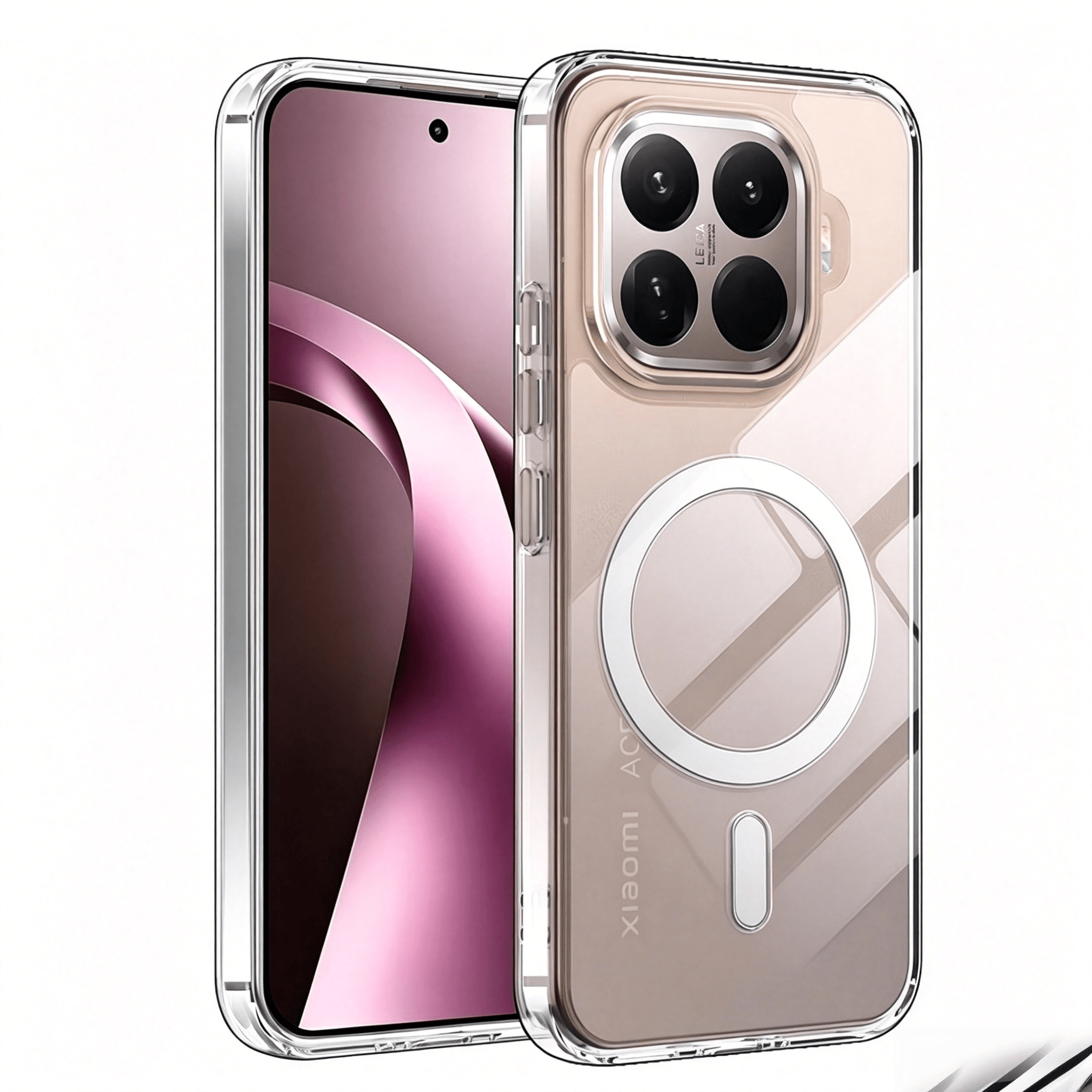 TEMU Phone Case - Clear Magnetic Phone Case Compatible With Xiaomi 17t And Xiaomi 17t Pro, Ideal For Daily Use And Thoughtful Gifts For