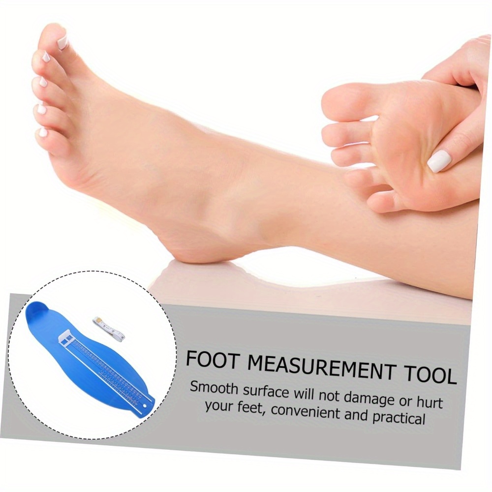 2pcs practical adult shoe boot measuring instrument measuring tape set   shoe size measuring instrument for uk and european sizes waist measuring tape essential for   shopping
