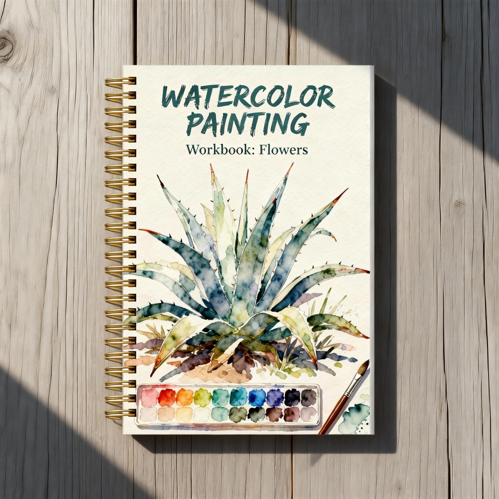 TEMU Cahier d'exercices de de la peinture à , Carnet d'exercices de dessin au crayon de couleur, 1 pièce Cahier de de base de la peinture à pour les