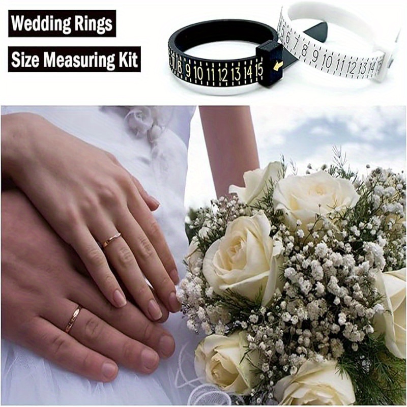 4pcs Ring Sizer Measuring Tool Set for Jewelry