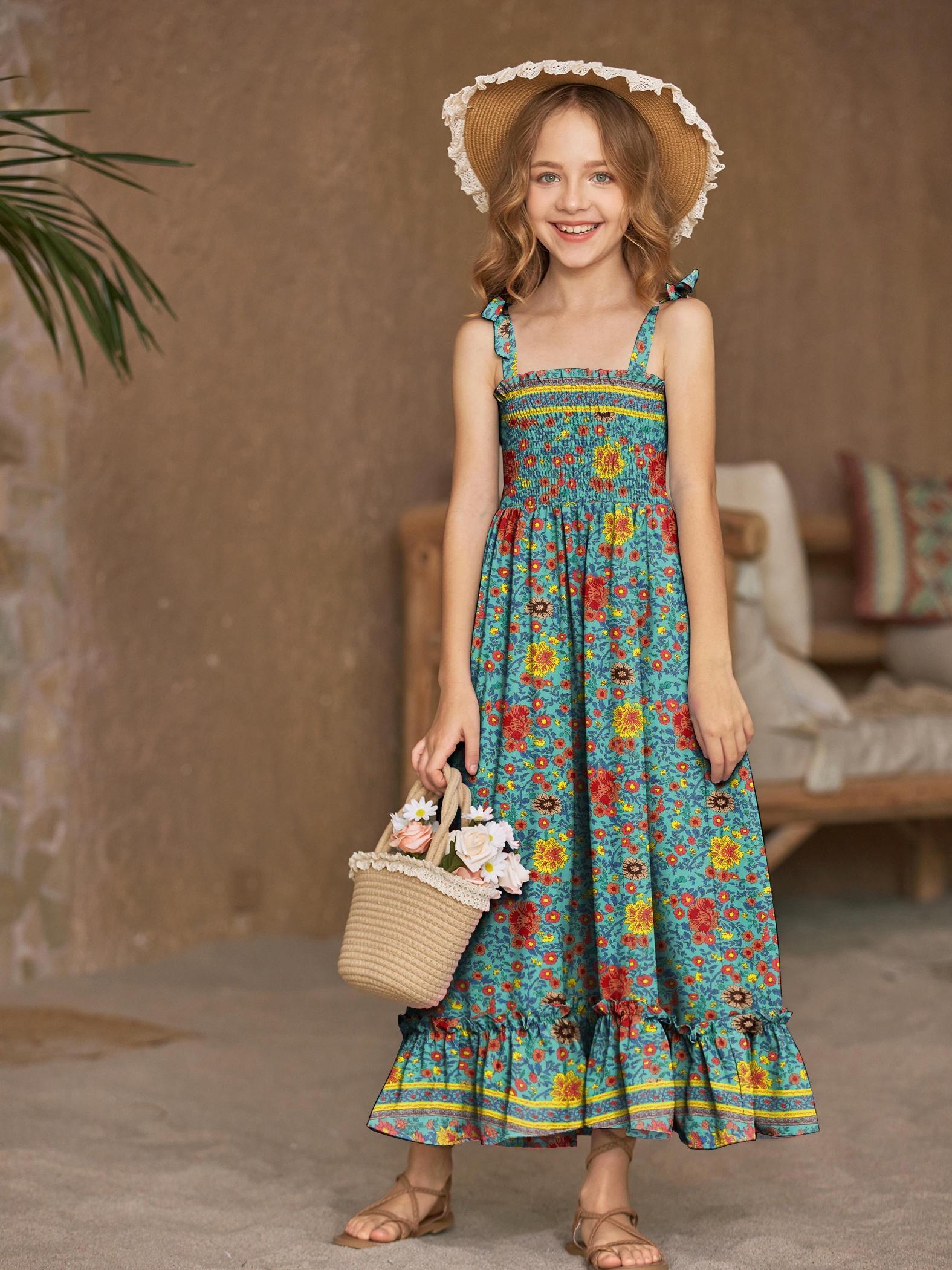 maxi boho beach dress Flower Summer Beach Dress I White Boho Dress I Love that Boho main image 0