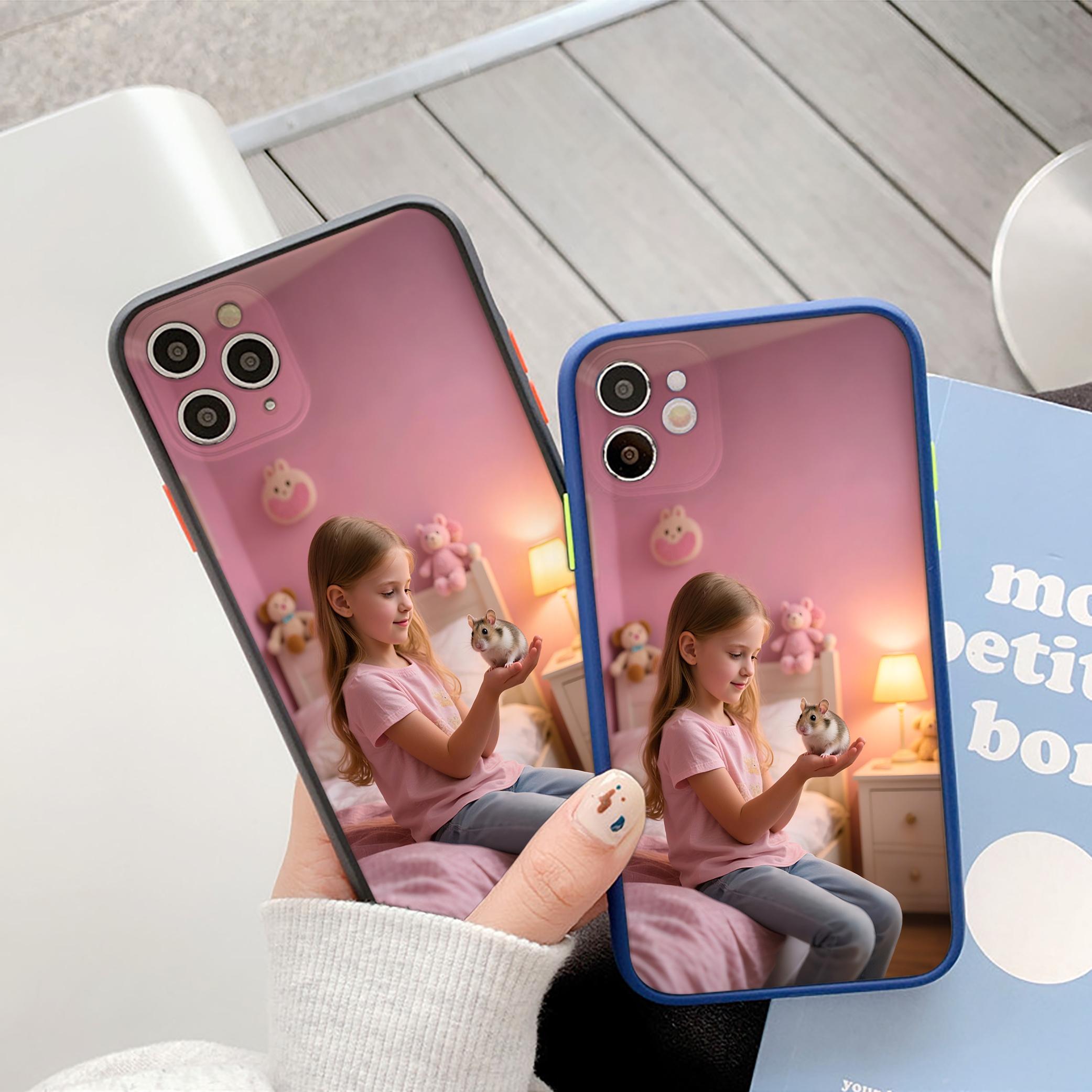 TEMU Customizable Phone Cases For Men And Women, Diy Phone Cases With Images, Featuring A Texture And Precision Holes. Personalized Phone Cases With