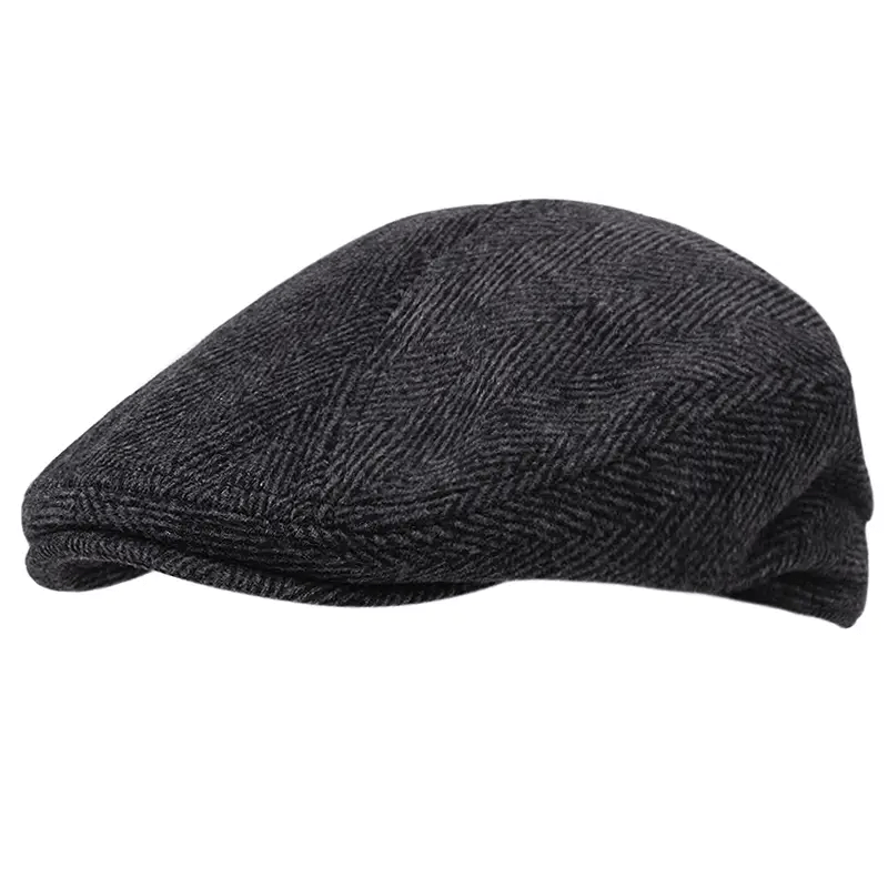 

Bonnet plat en pour homme - textile ≥ 80 %, motif à chevrons, lavage à /, chapeau de soleil de loisirs, couleur mélangée (lot de 1)