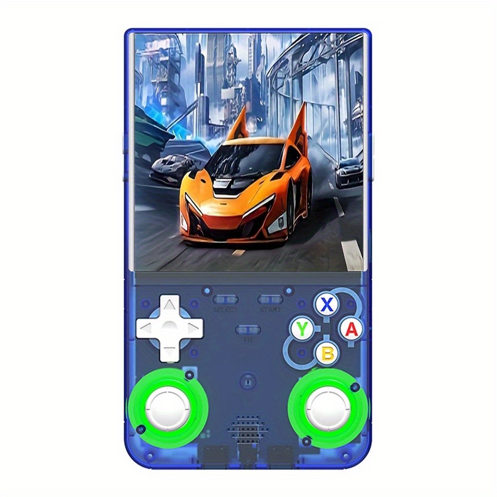 2025 Upgraded R36 Ultra Portable Handheld Game Console with 64GB/128GB Built-in Storage, 4-Inch IPS Full HD Screen, Dual Joysticks & 7-Color Options, Long Battery Life, Classic Entertainment Experience - Perfect Gift for Halloween & Christmas, Game Console for Android, Playful Design, Durable Construction