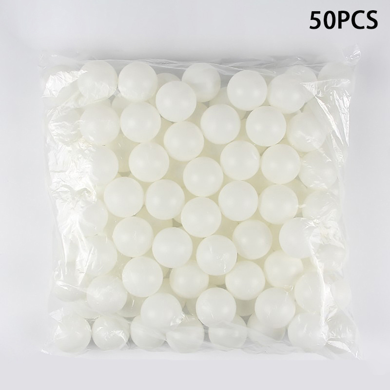 E-shop 50 Stk./Packung 40mm Tischtennisbälle, mattierte Ping Pong Bälle, tragbare, leuchtende, rostbeständige Tischtennisbälle für das Training