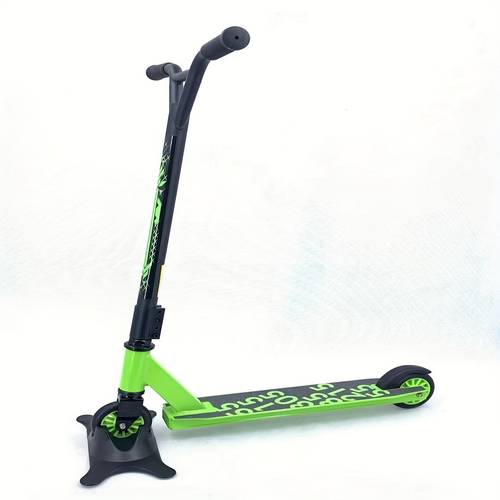 professional stunt scooter with y bar handle durable and lightweight suitable for smooth gliding on terrains features ergonomic grips and wear resistant wheels with a load capacity of 100kg ideal for skate park