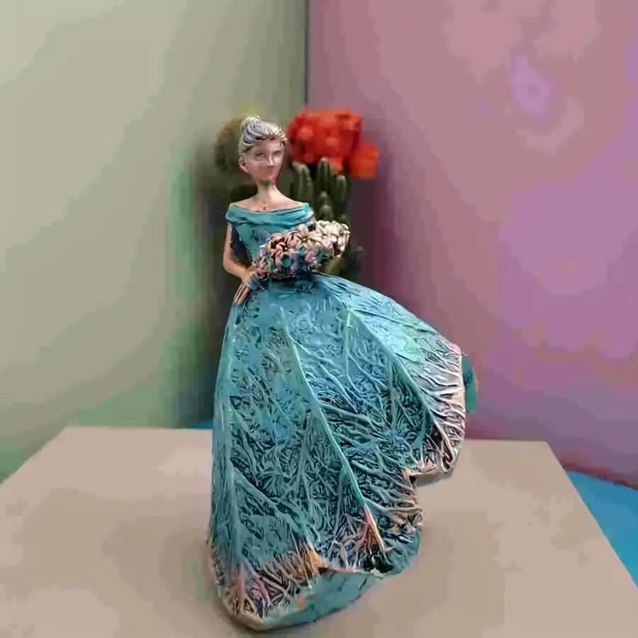 Image of Statue- Resin Leaf Sculpture, Suitable For Home And Garden Decoration, Ideal Mother's Day Gift, Suitable For Outdoor Courtyard, Festival And Office Theme Fairy Garden Decoration