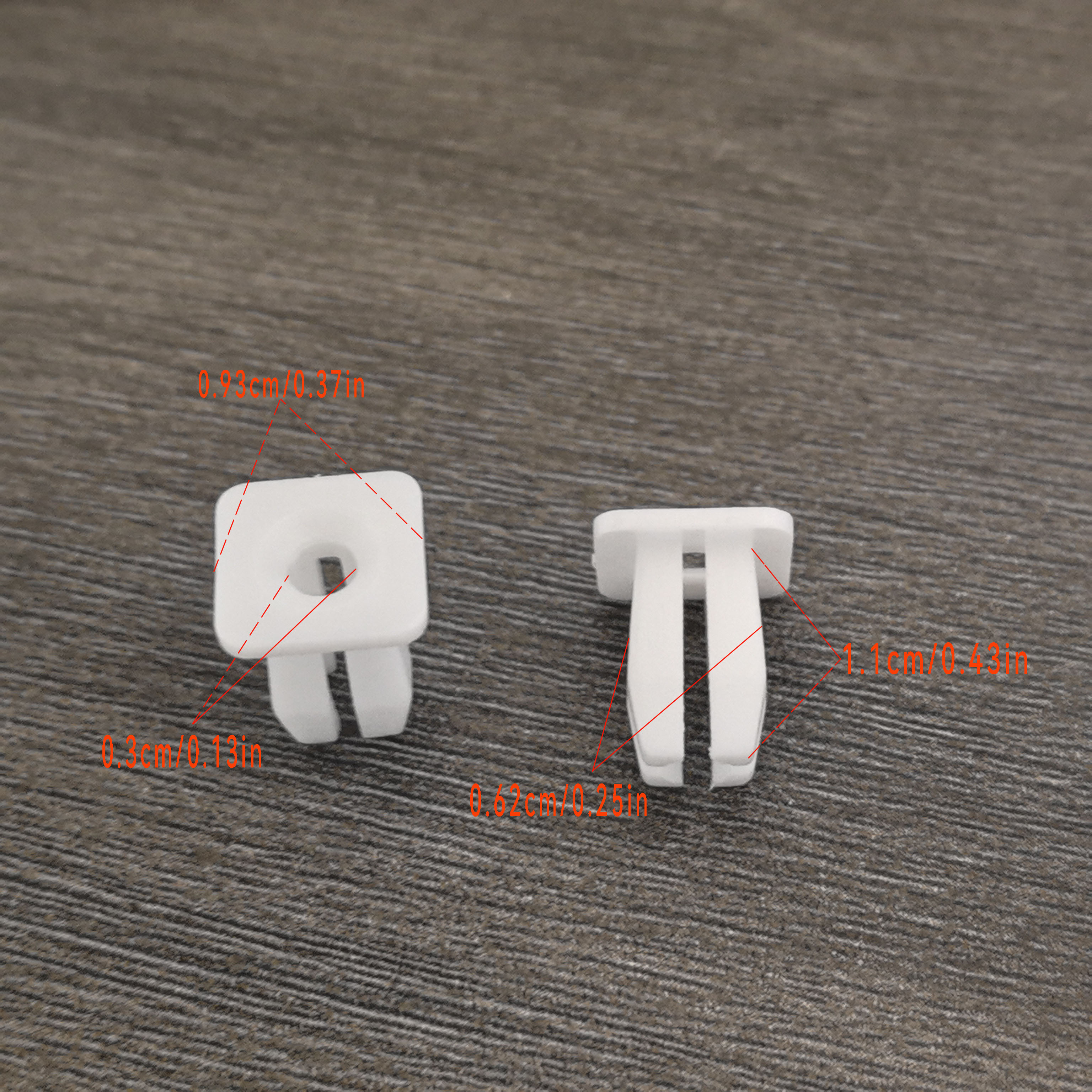 50pcs Self-Tapping Screw Base Fixing Clips for Easy Installation