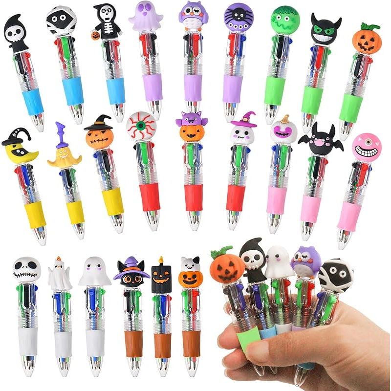 TEMU 20 Packs Of Halloween Pens, 4-pack 1-of-a-kind - Pumpkin Ballpoint Pen, Suitable Trick Or, Halloween, Office Supplies And Gifts(halloween)