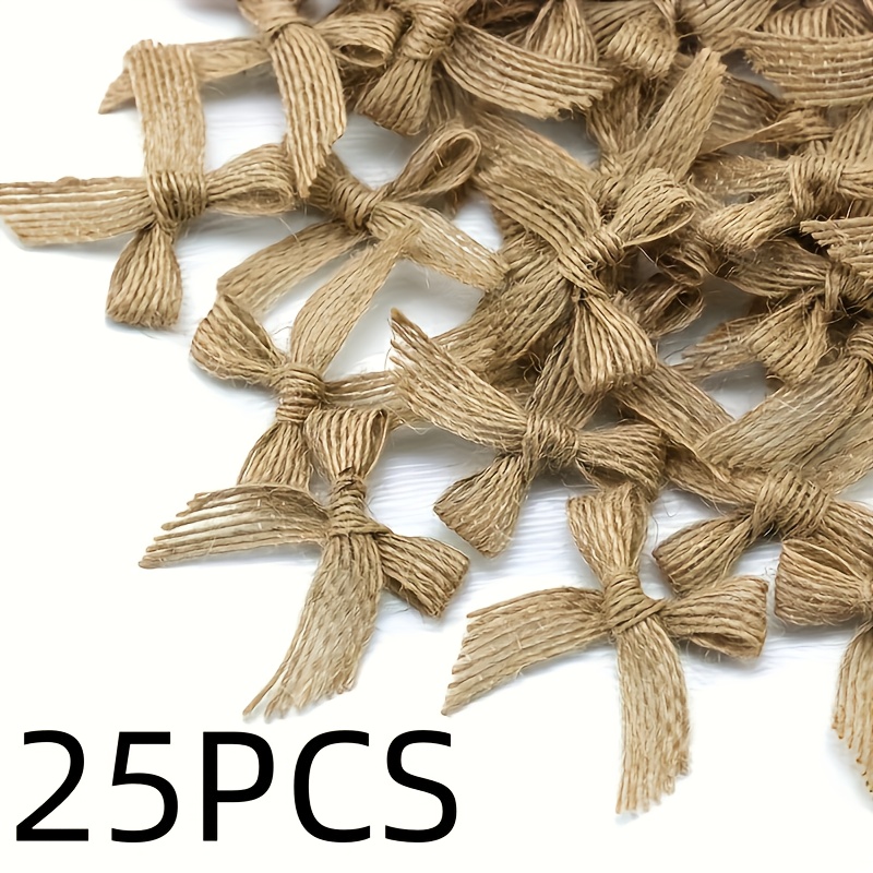 TEMU 25 Elegantes Perfectos para Envolver Regalos Navidad y , Así Como para Decoración y Empaque Navideño. Hechos de Tela Marrón , Son Resistentes y