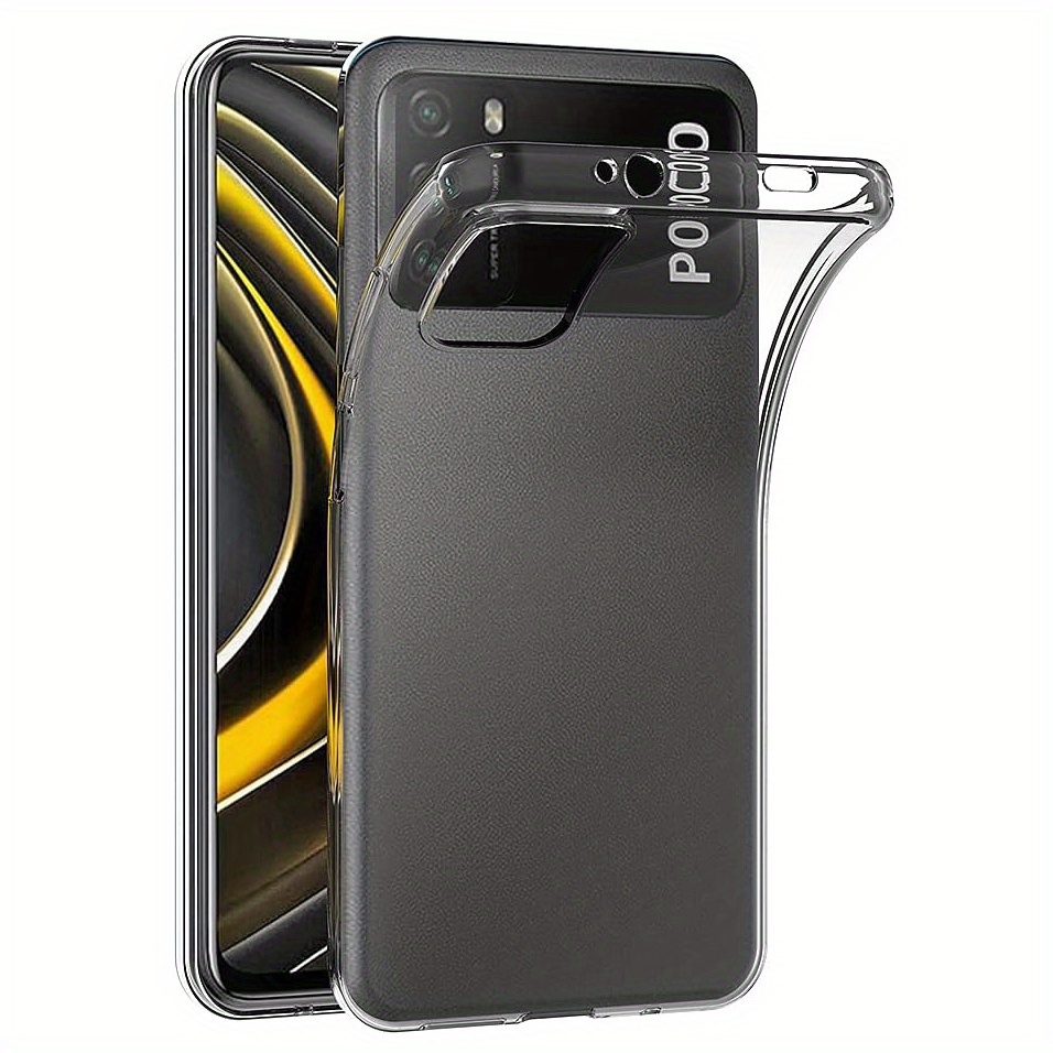 TEMU Phone Case: Case For Xiaomi Poco M3 Clear Case Skin Transparent Protective Sleeve Phone Case Cover