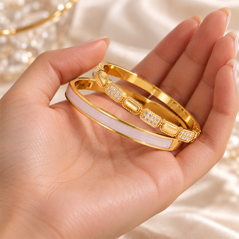 Premium Stackable Bangle Combo, Exquisite Craftsmanship