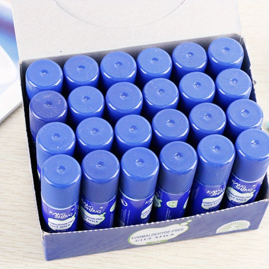 10pcs/24pcs/ (9g/1pc) Pva Solid Glue Sticks, For Adhering , Envelopes, Documents, Handmade Cards, Exam Papers, Notes, Scrapbooking, School & Office Supplies Back To School