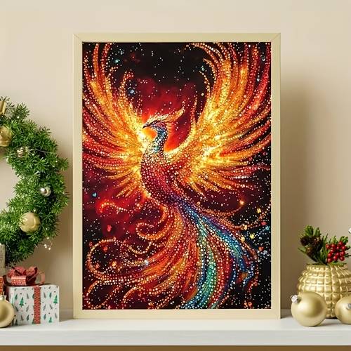 1pc 5d diamond painting kit 30x40 8x15 8 inches design diy craft set for beginners and adults round acrylic canvas art with tools frameless home decor kit kit craft supplies