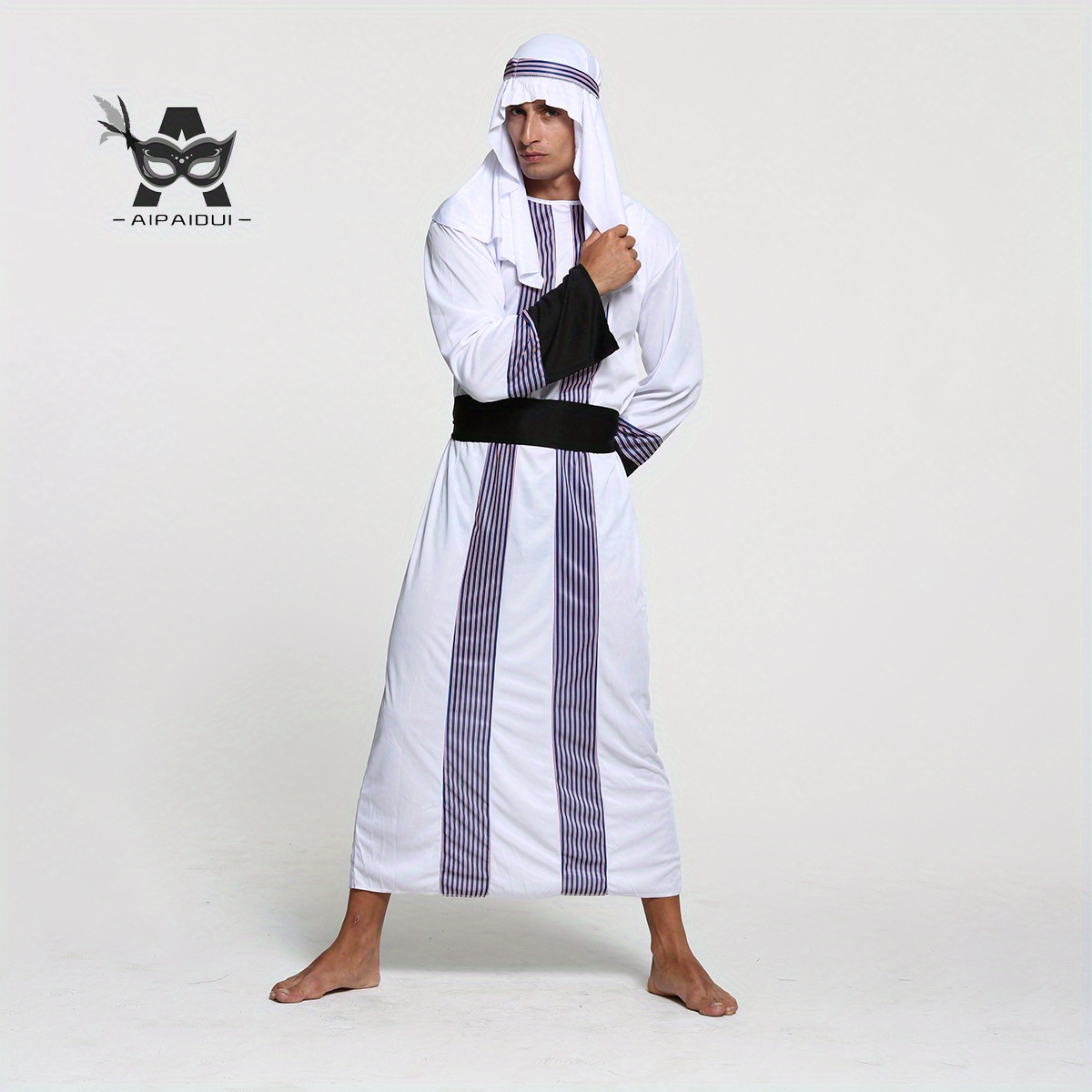 conjunto piezas kaftán árabe hombre larga Temu Mexico