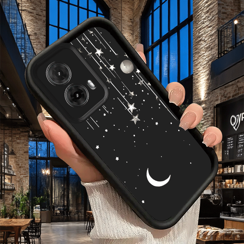 TEMU Phone Case - Star And Romantic Phone Case For Moto E13 E22 E22i E30 E32 E32s E40 E50 E60 G04 G05 G10 G13 G14 G15 G20 G22 G23 G24 G30 G32 G34 G35
