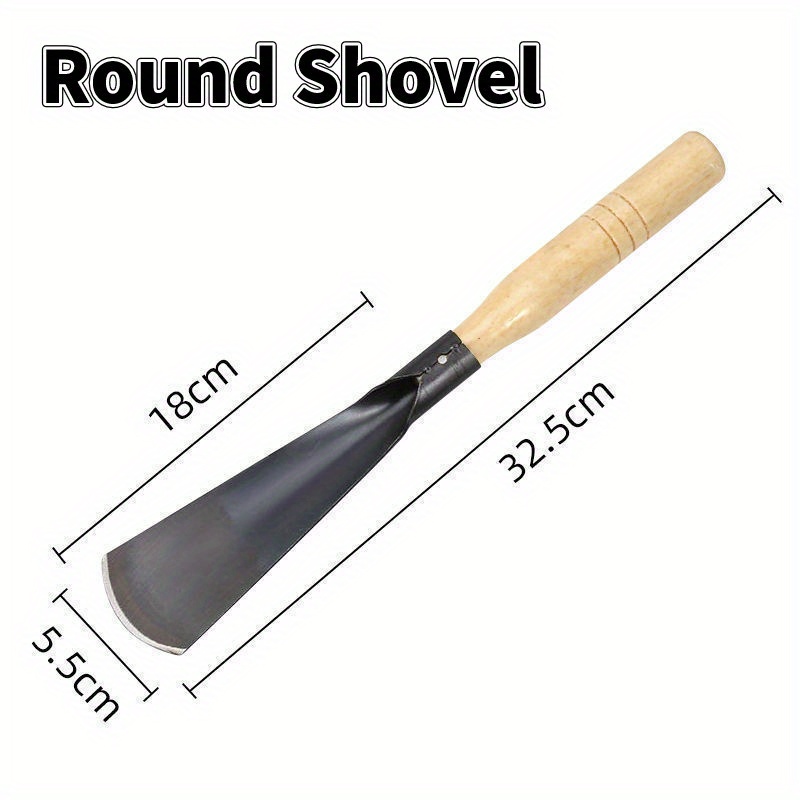 TEMU Multi Functional Gardening Shovel Outdoor Digging Planting Vegetables Steel Shovel Gardening Potted Plants Tools