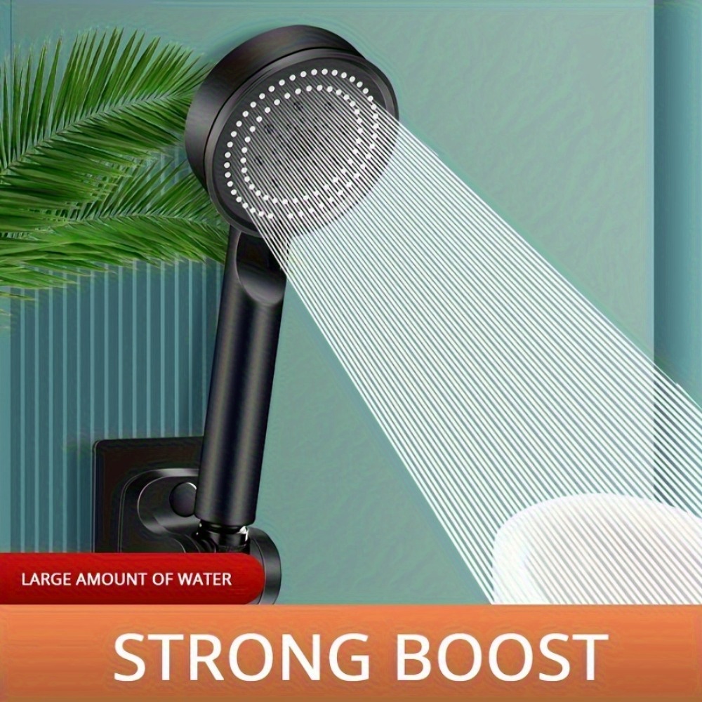 Five-Stage Multifunctional Shower Booster Head for High-Pressure Use